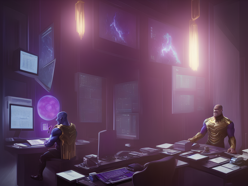 When thanos was one best intern trader... one snap to close all trades.