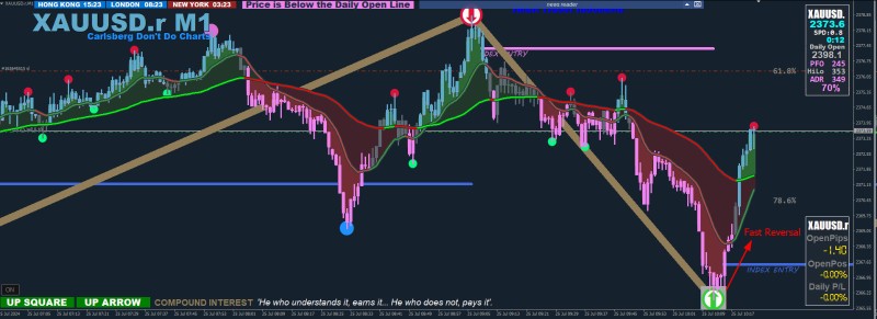 &quot;Fast reversal, 60 PIP gain, but I didn't close the trade.&quot;